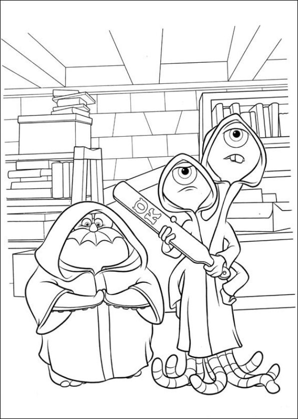 Kids-n-fun.com | 45 coloring pages of Monsters University